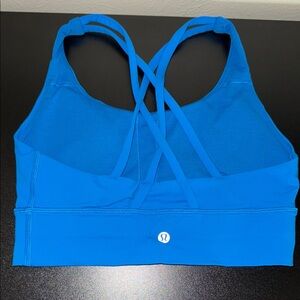 lululemon athletica Vibrant Blue Crossback Sports Bra